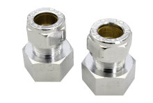 Klemringsmuffe 3/8" x 10 mm 2 stk.